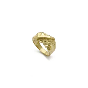 Nugget Fissure Ring (14K)