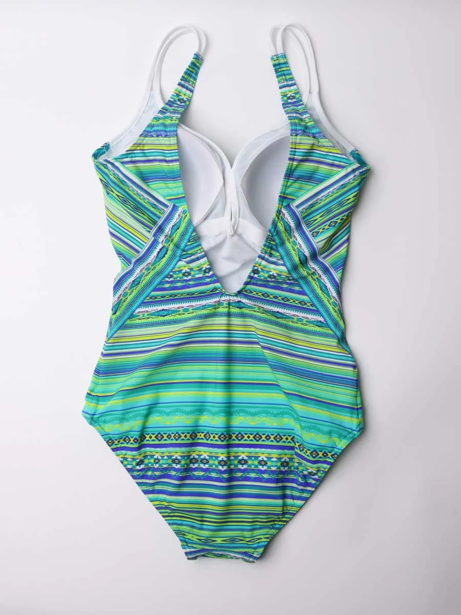 One Piece Tank In Green