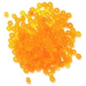 Orange Frosted Rocailles