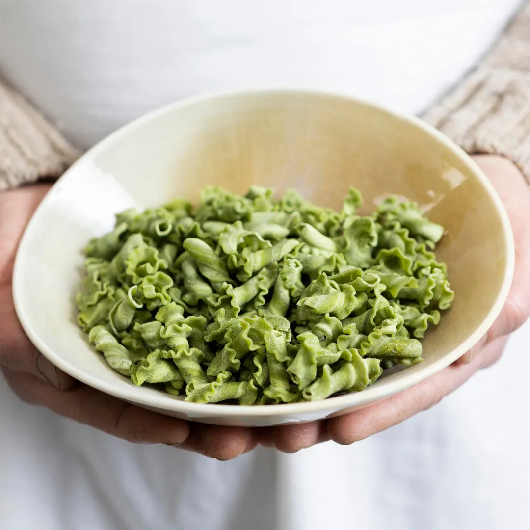 Organic British Basil (Cornish) Campanelle 12 x 350g