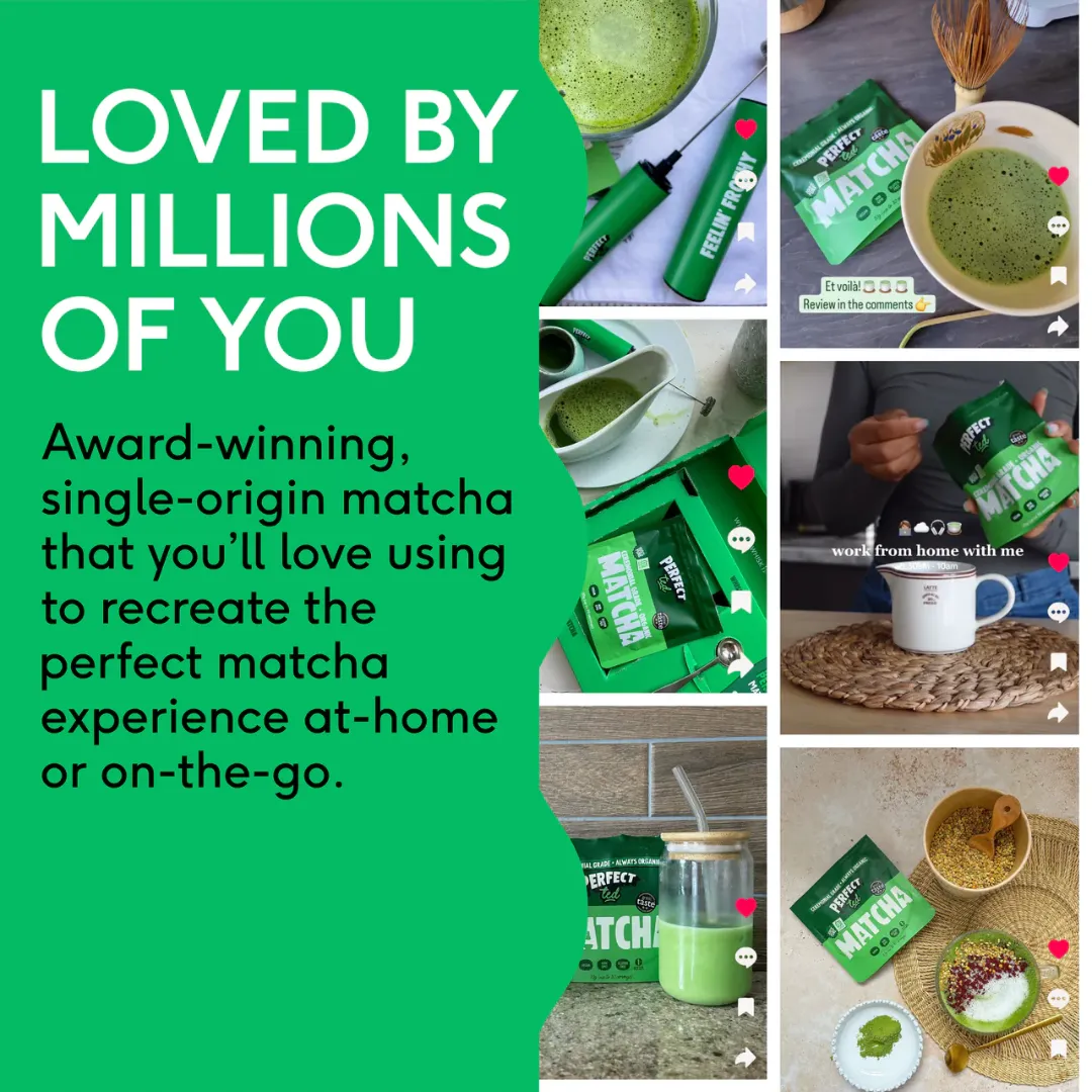 Organic Ceremonial Grade Matcha Powder 12 x 30g
