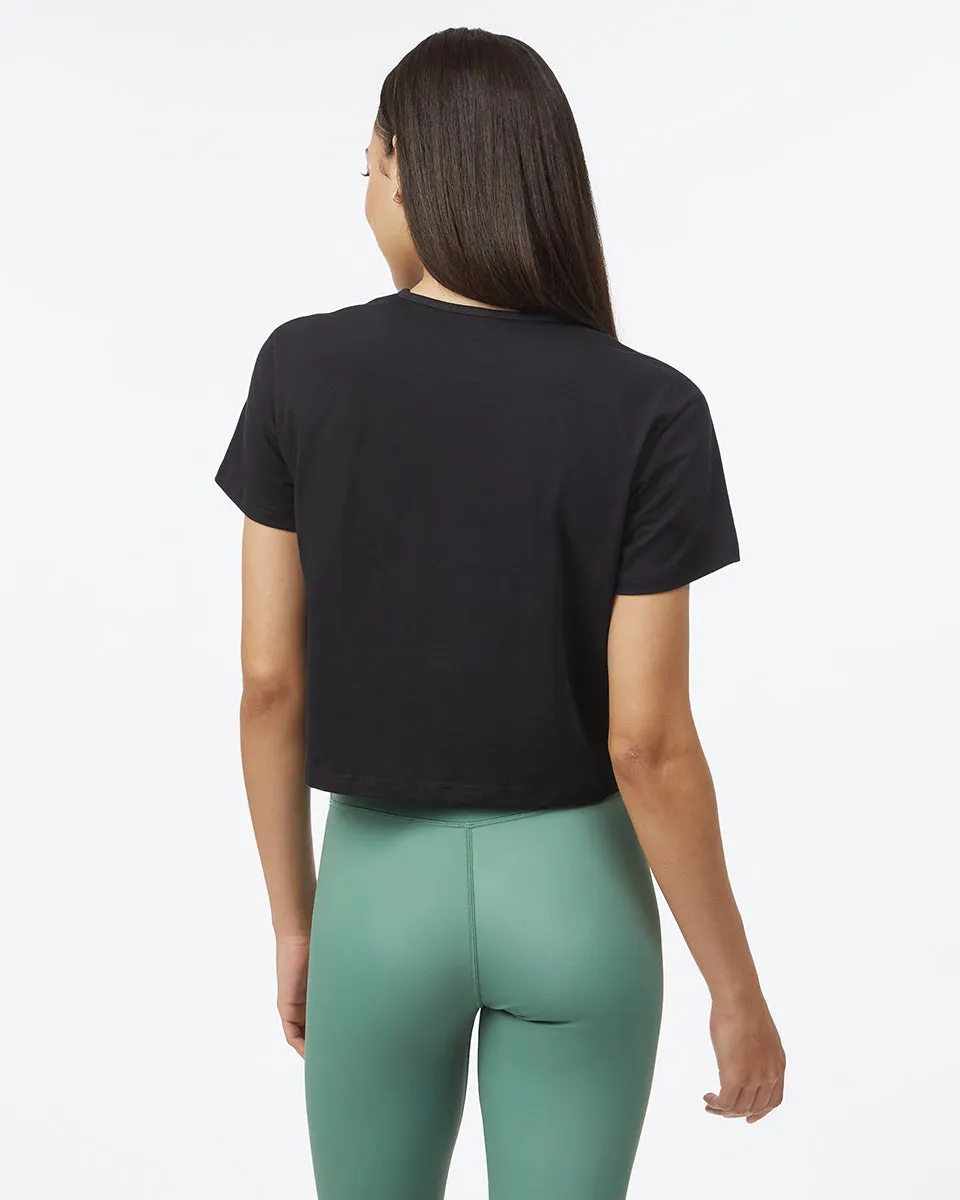 Organic Cotton Relaxed Cropped T-Shirt
