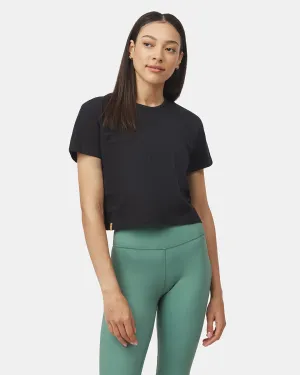 Organic Cotton Relaxed Cropped T-Shirt