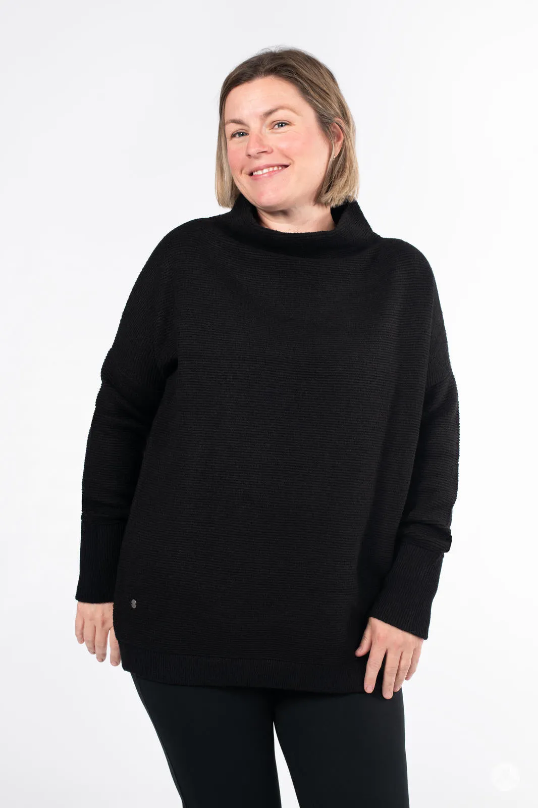 Ottoman Mock Neck Sweater