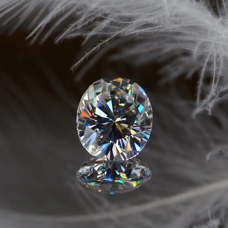 Oval Cut Loose Moissanite | White D Color VVS1 | With Certificate