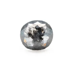 Oval Rose Cut Salt   Pepper Diamond | 1.26ct