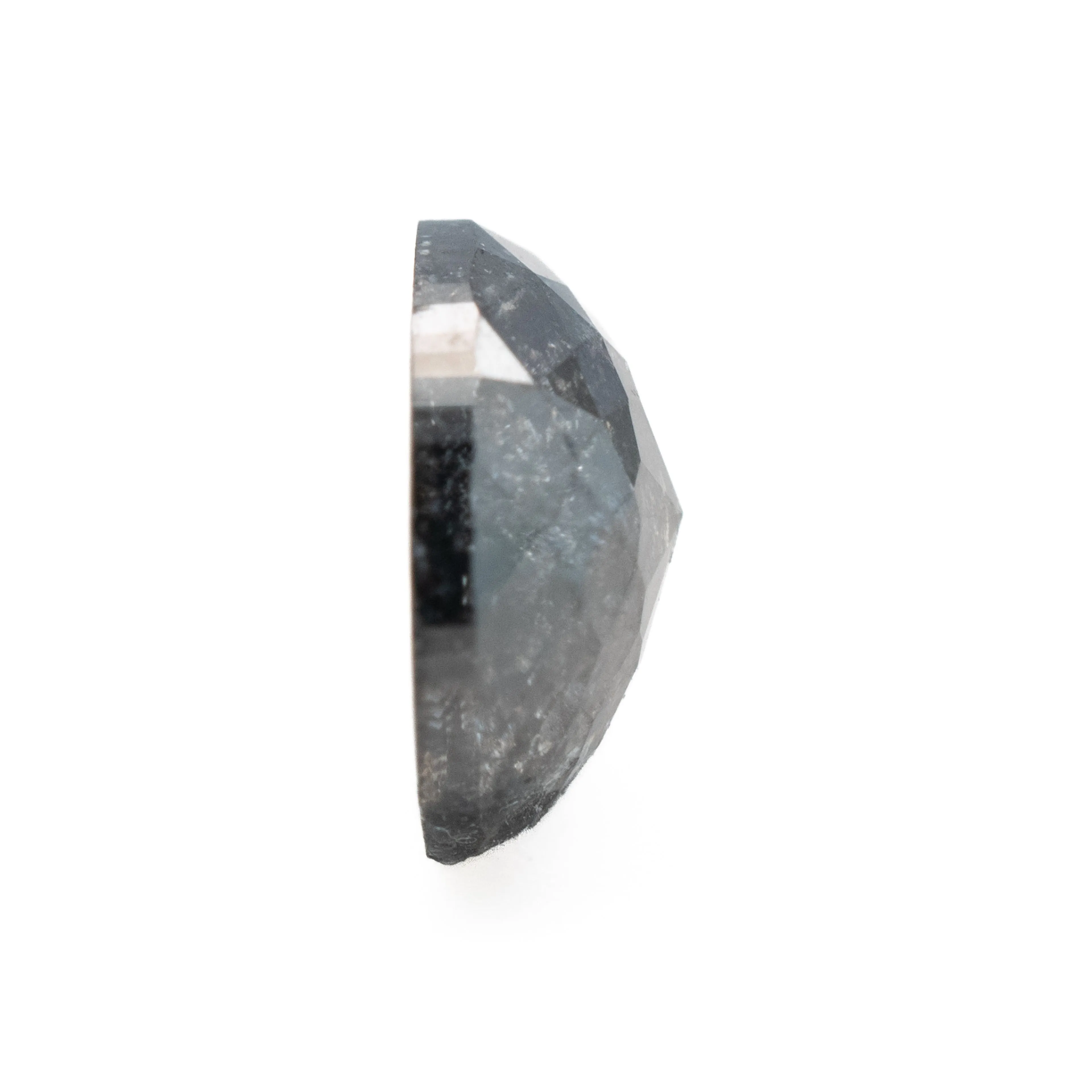 Oval Rose Cut Salt   Pepper Diamond | 1.26ct