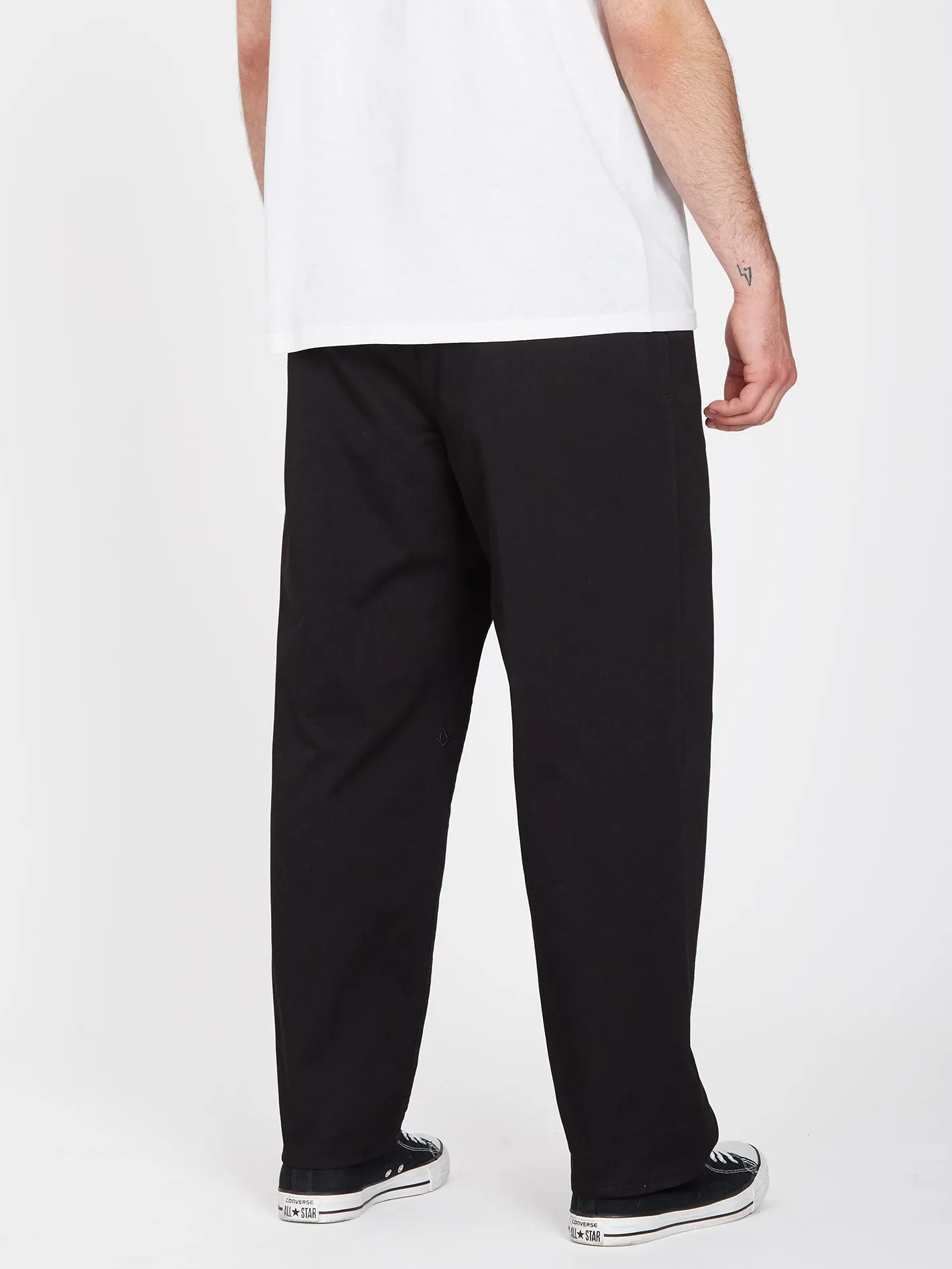 Pantalon Pleated Chino - BLACK