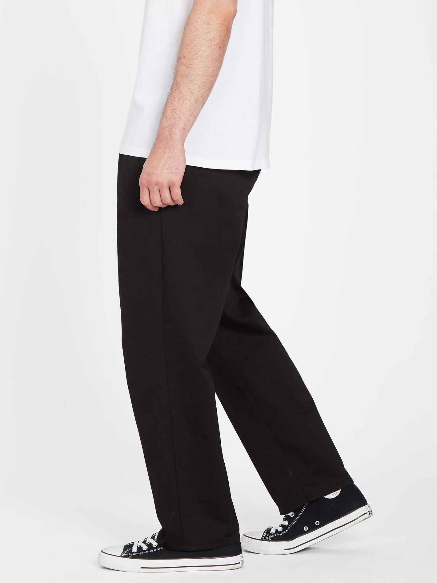 Pantalon Pleated Chino - BLACK