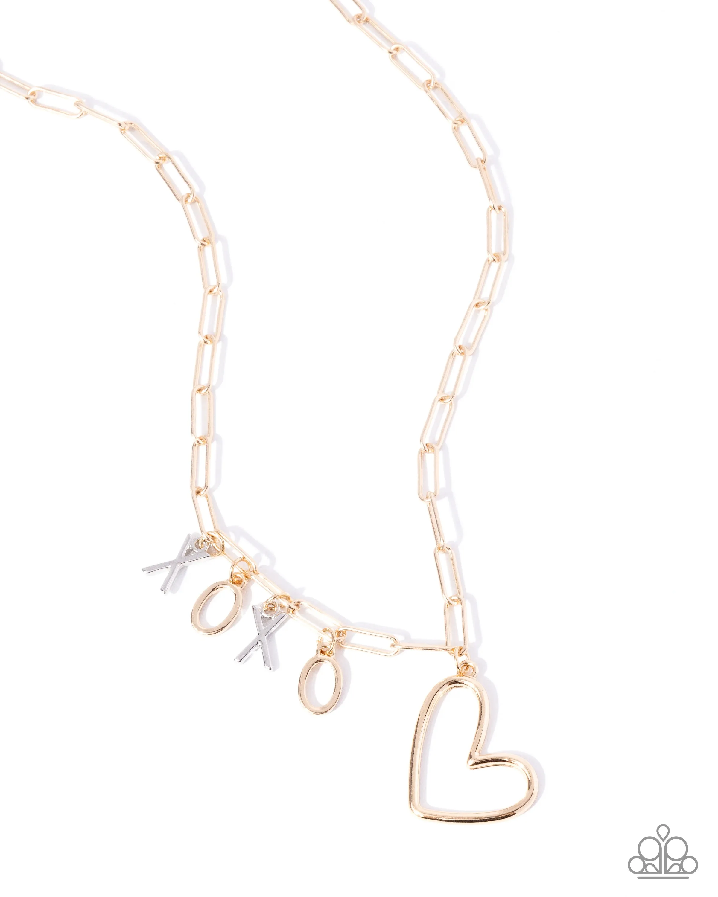 Paparazzi Courting Chains Necklace Gold