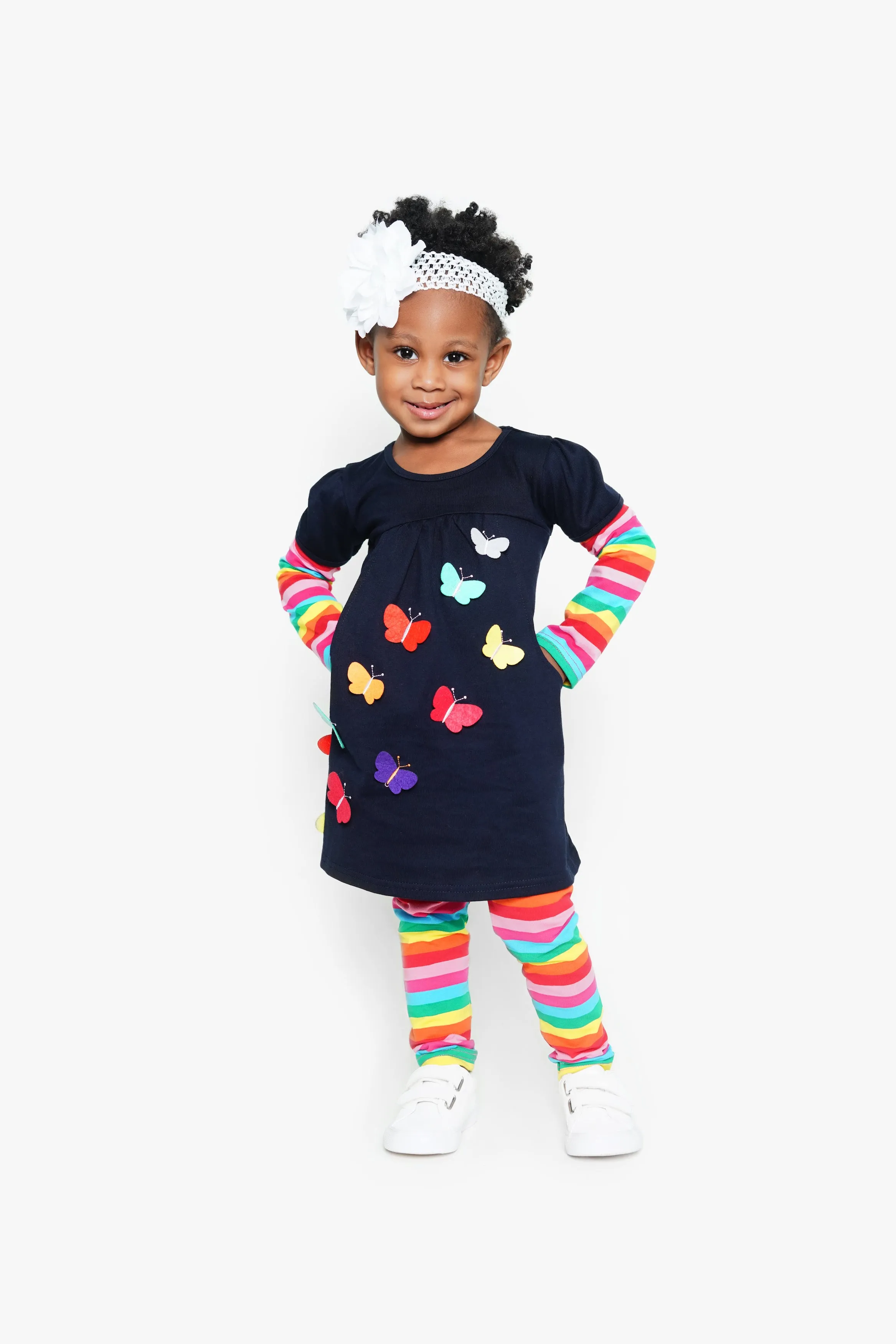 Patchwork Long Sleeve Dress