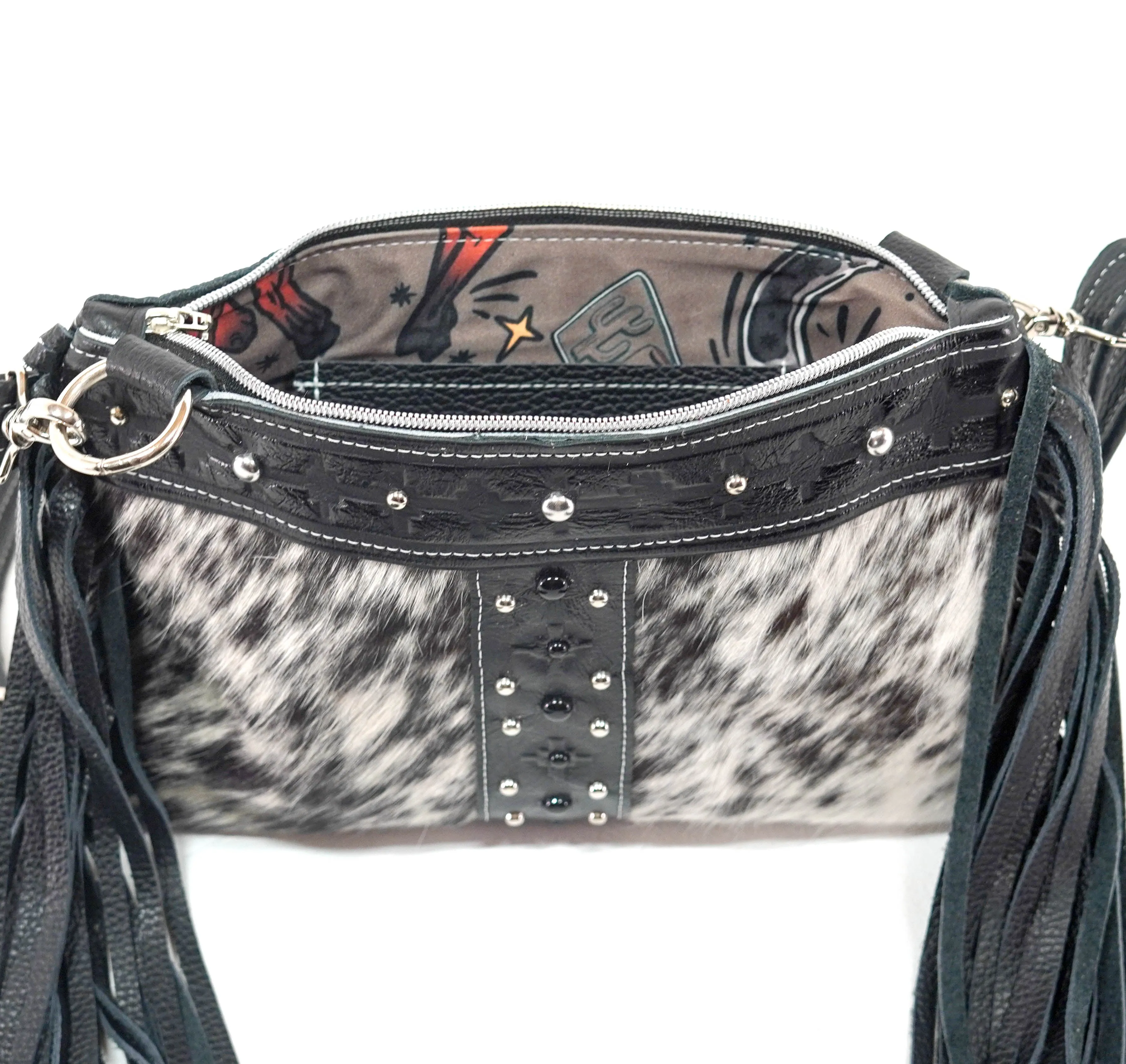 Patsy - Black & White w/ Onyx Navajo