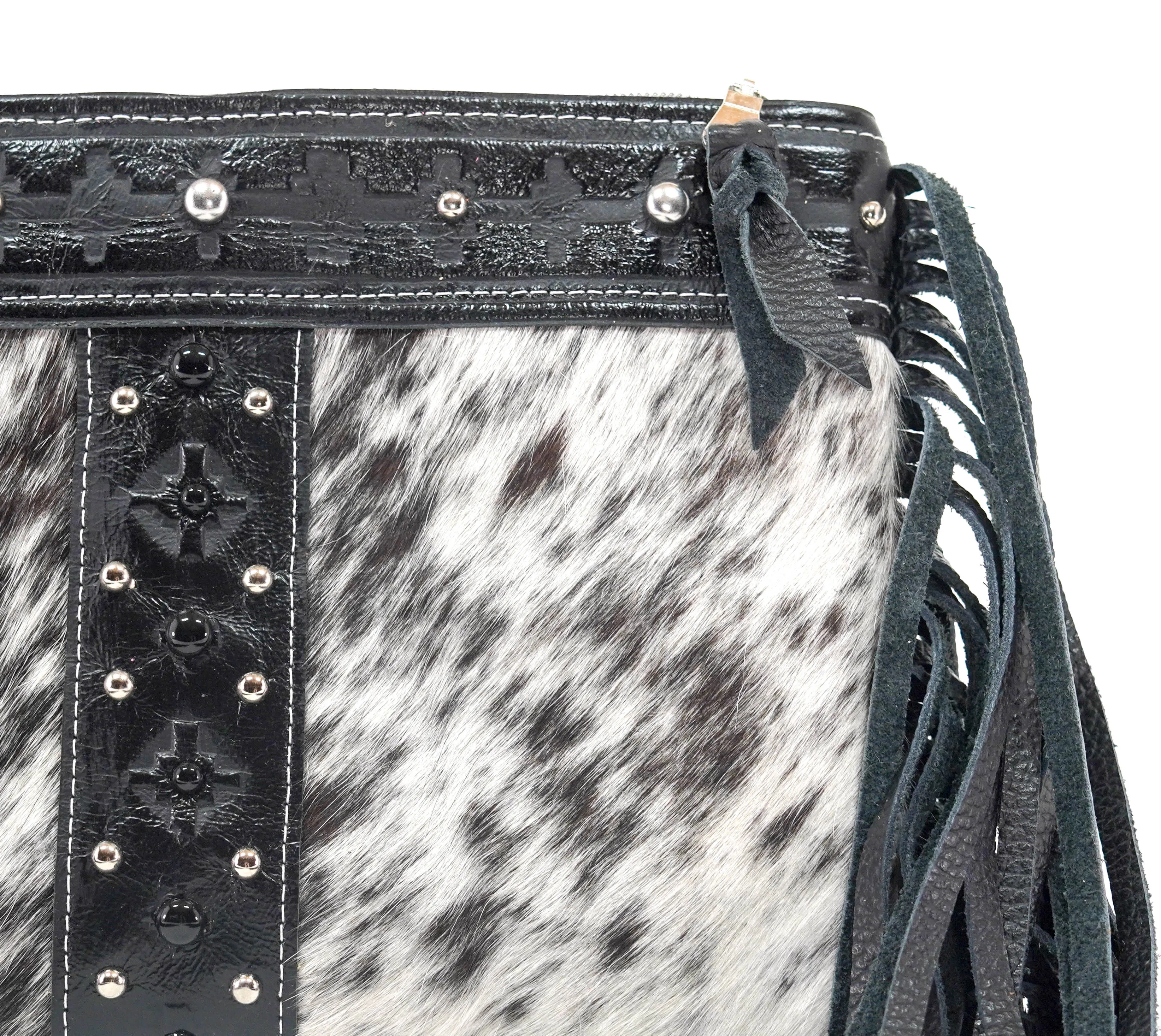 Patsy - Black & White w/ Onyx Navajo