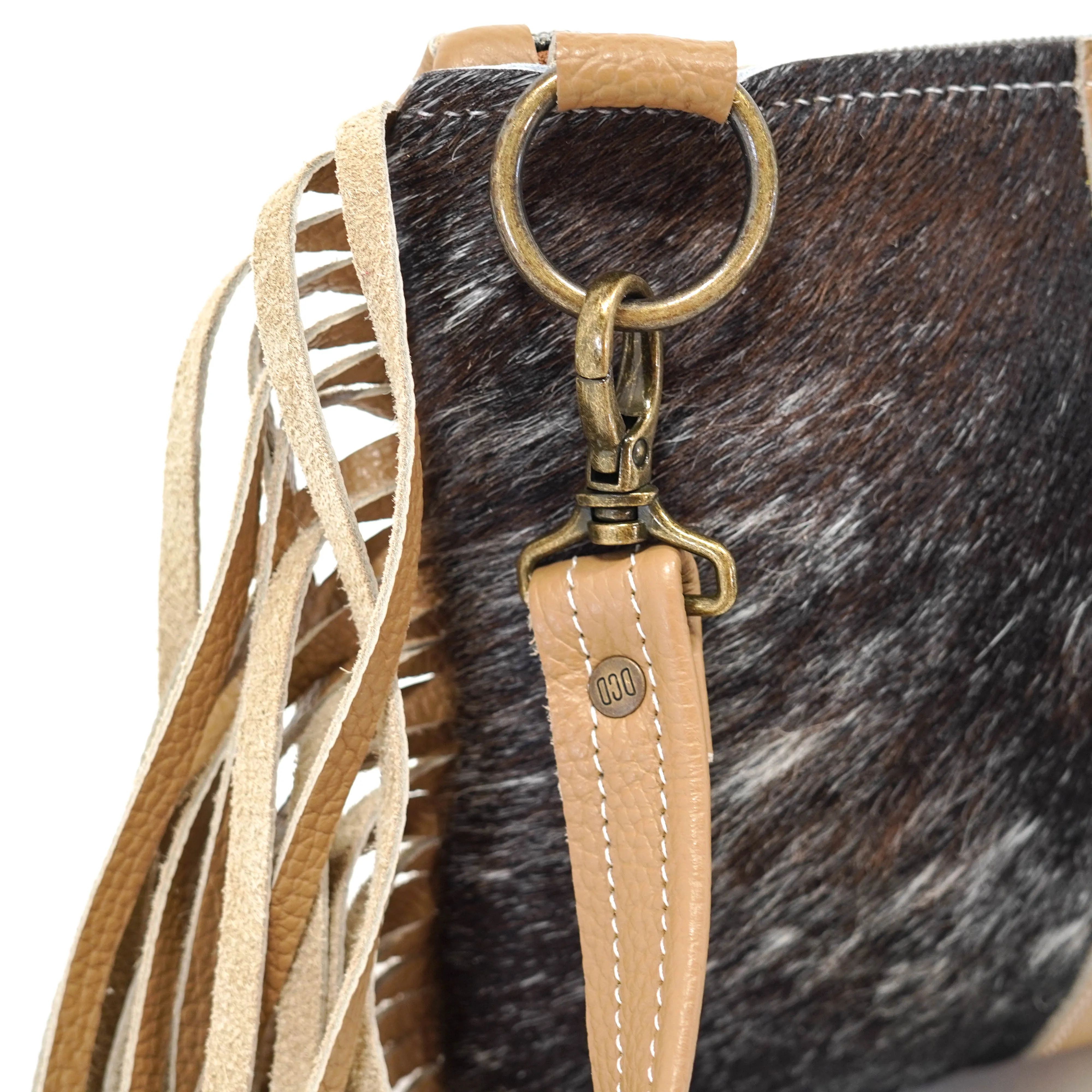 Patsy - Salted Pepper w/ Ivory Jumbo Croc