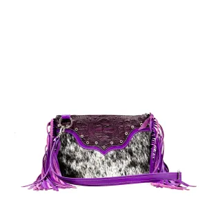 Patsy - Salt/Pepper w/ Amethyst Croc