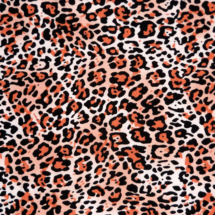 PEACHY LEOPARD NAPKIN SET