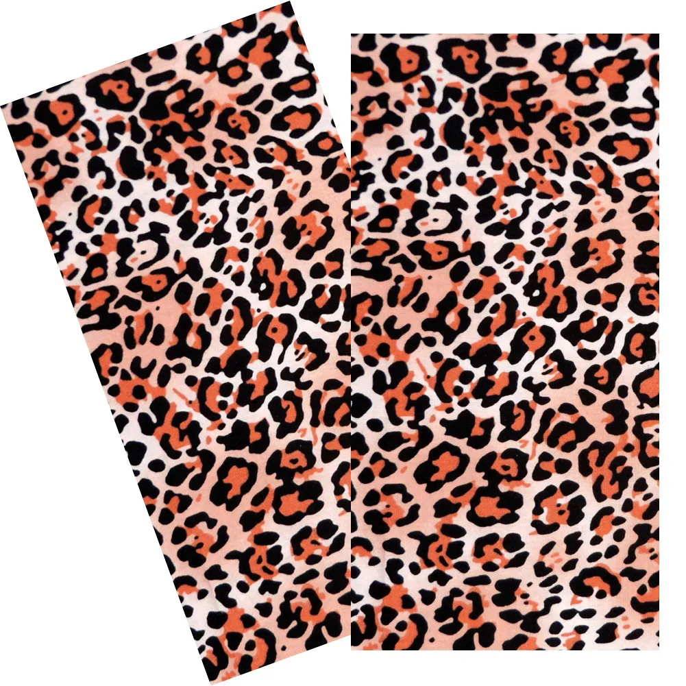 PEACHY LEOPARD NAPKIN SET