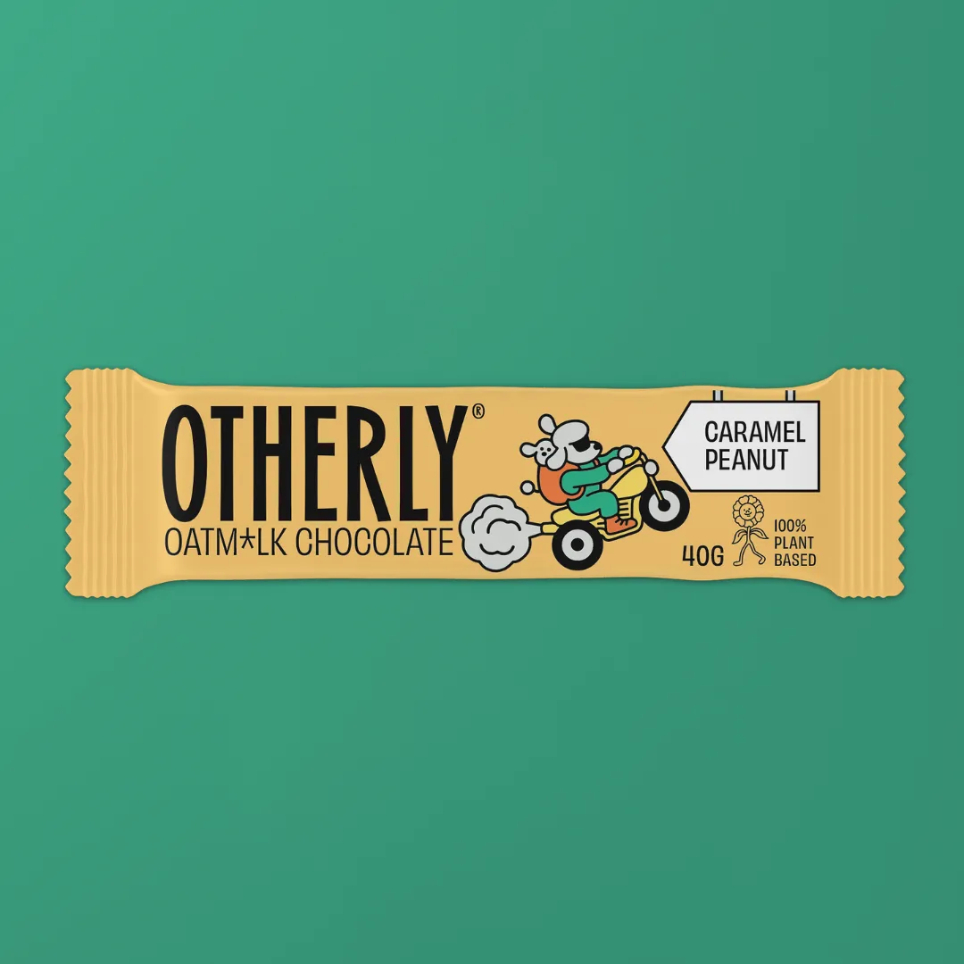 Peanuts and Caramel Bar Coated in Oatm*lk Chocolate 15 x 40g