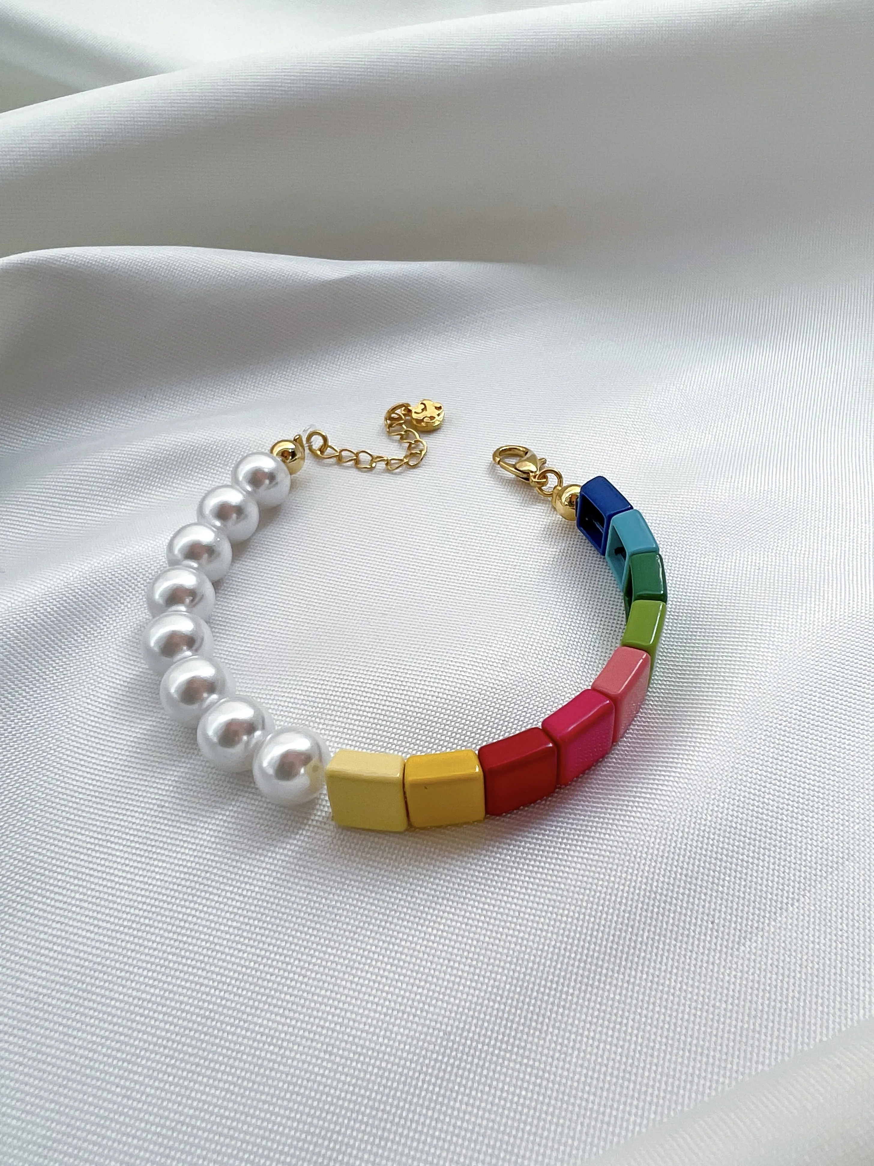Pearl Rainbow Bracelet