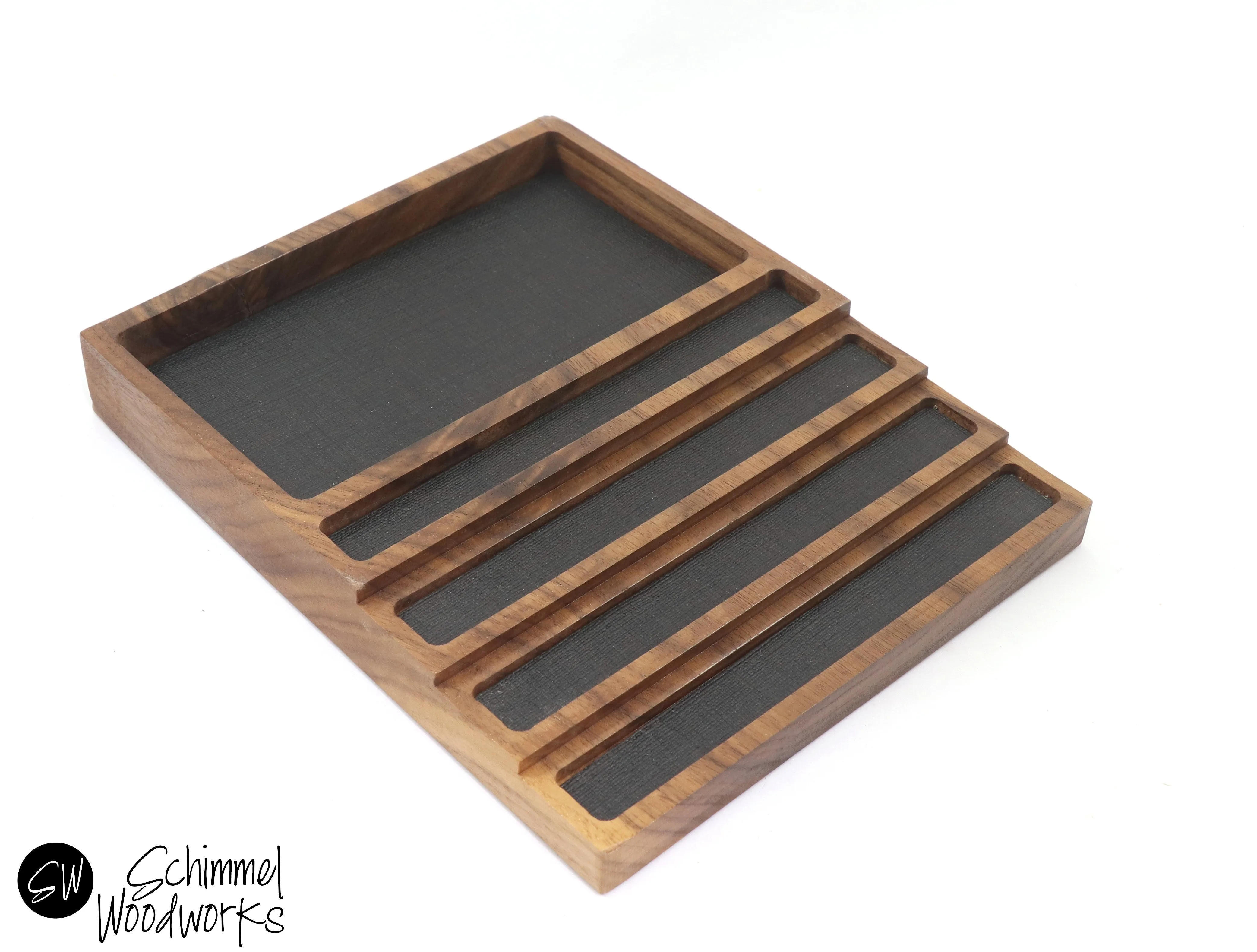 Pen tray with Desk Organizer - Fits 4 pens