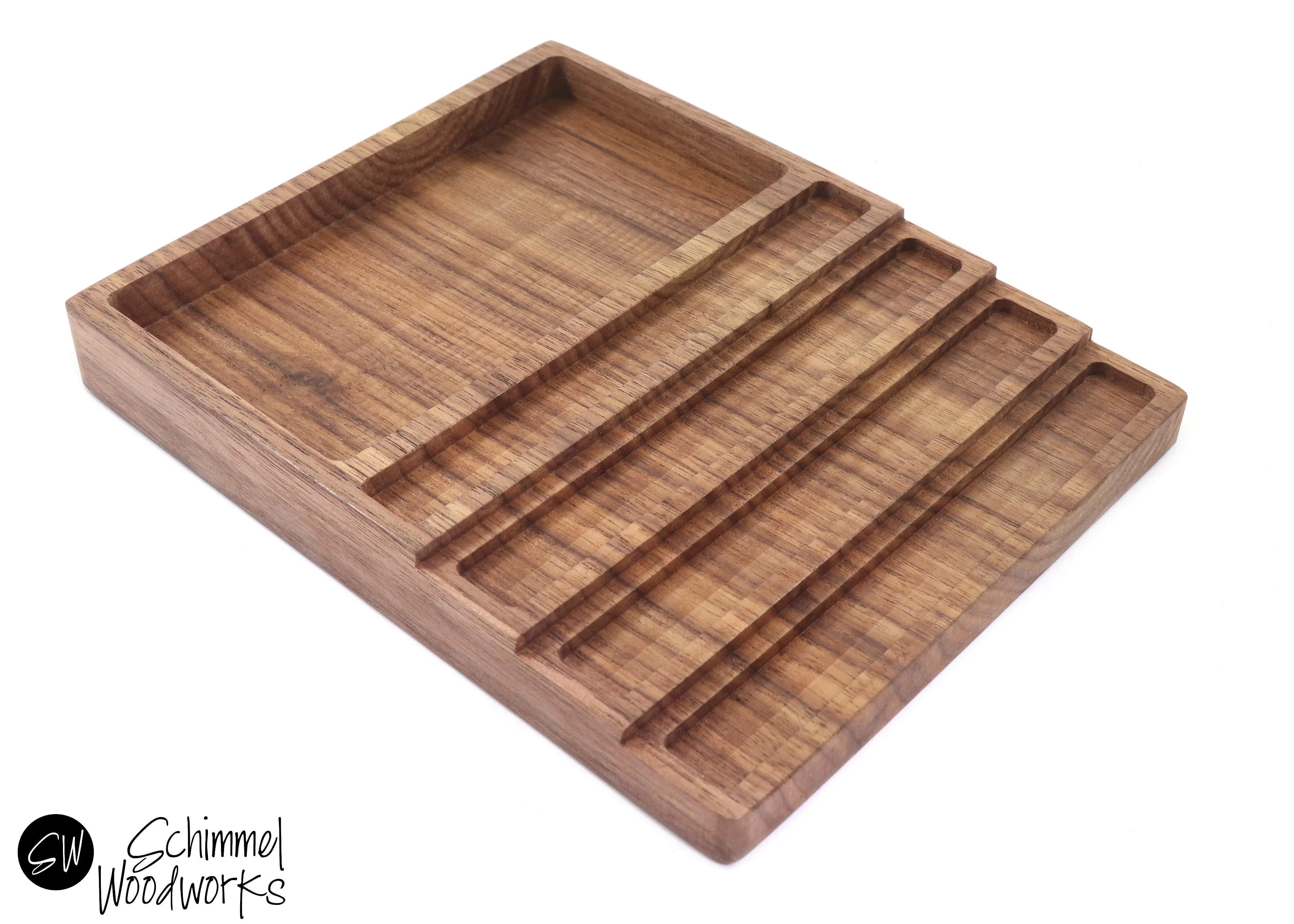 Pen tray with Desk Organizer - Fits 4 pens