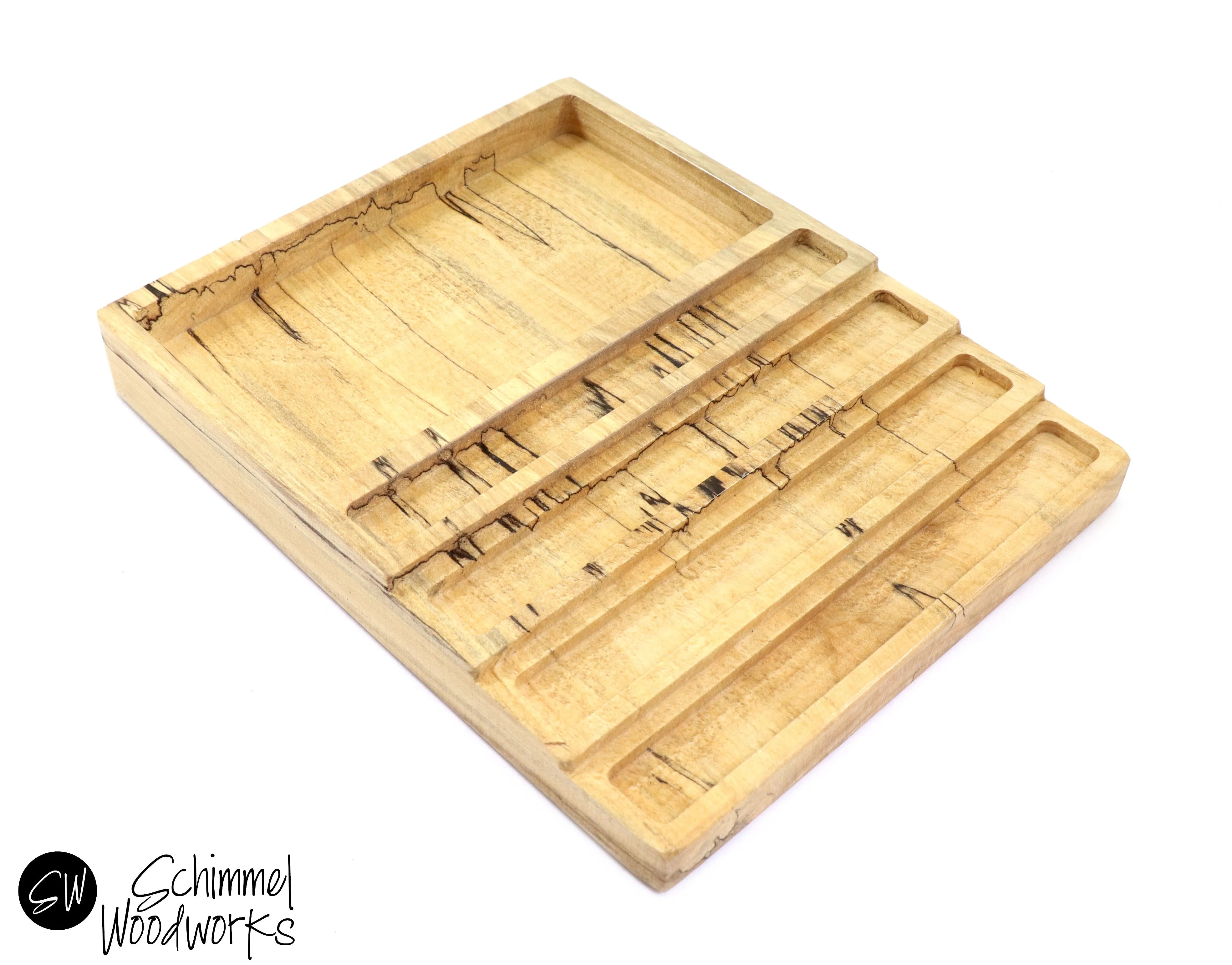 Pen tray with Desk Organizer - Fits 4 pens