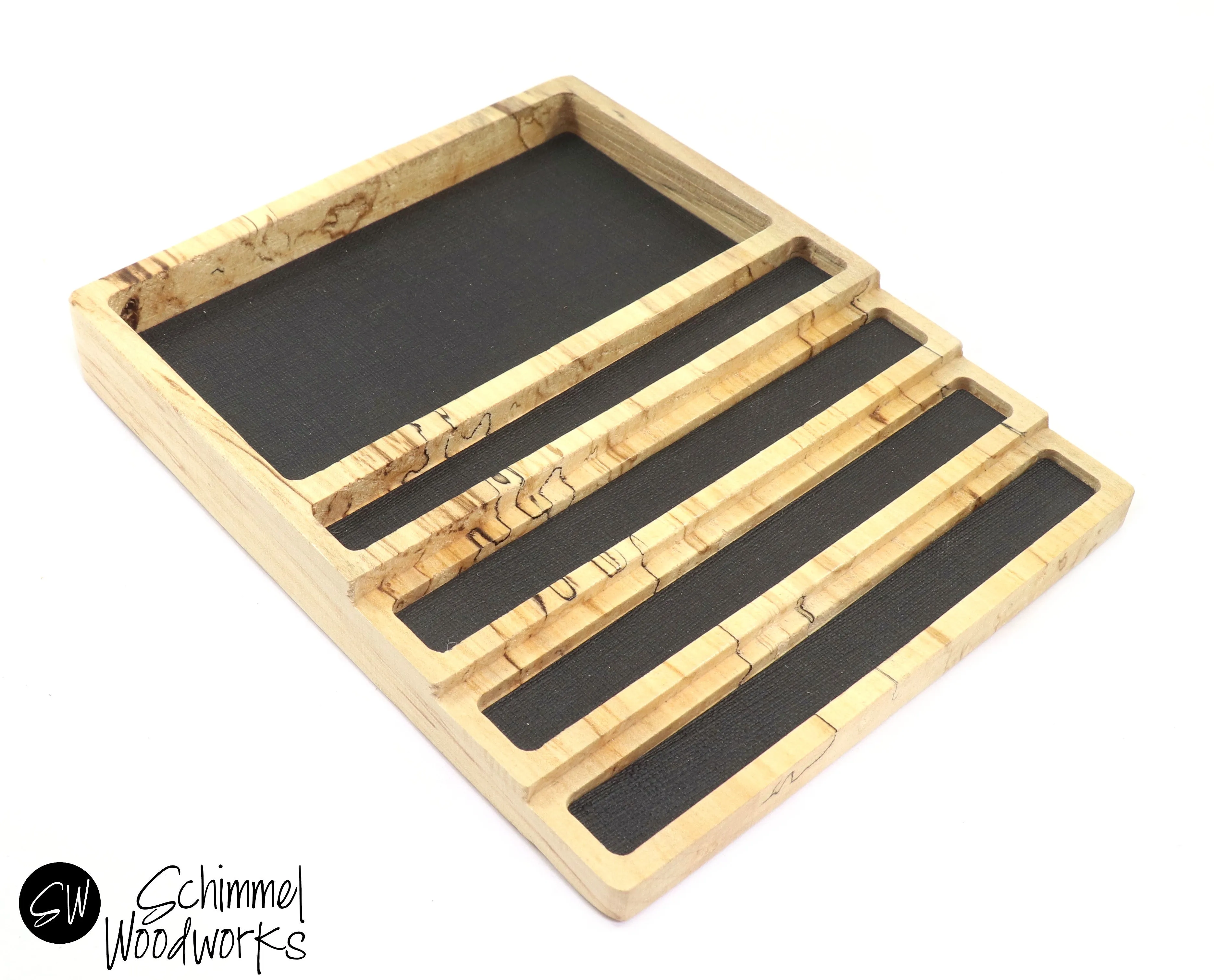 Pen tray with Desk Organizer - Fits 4 pens