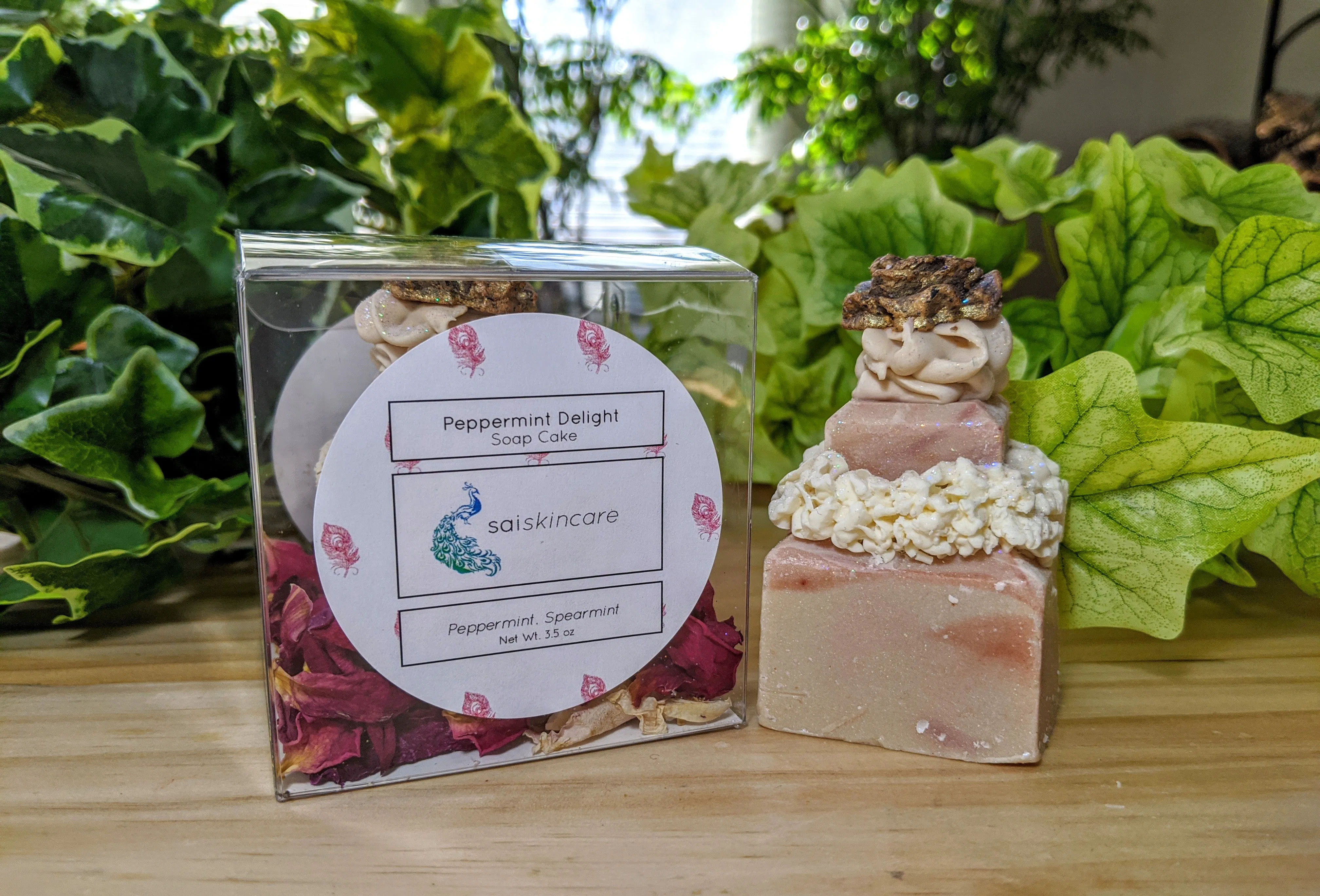 Peppermint Delight (Vegan Soap Cake)