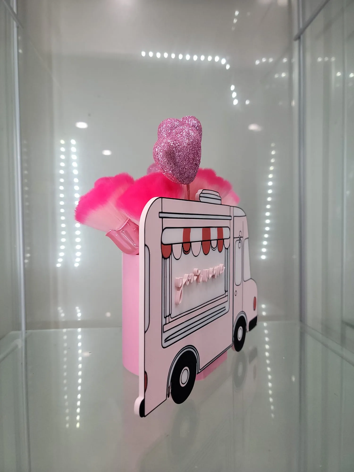 Personalized Pink Food Truck Organizer - Glam Decor