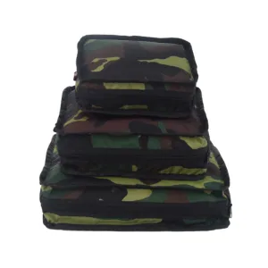 Personalized Seersucker Camo Organizing Trio