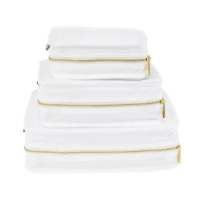 Personalized Seersucker White Organizing Trio