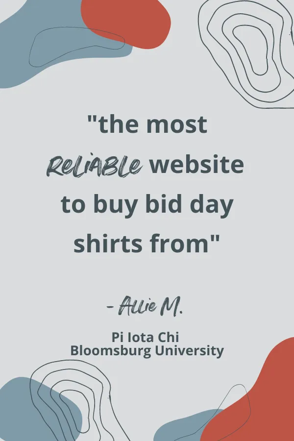 Phi Mu Bid Day Lollapalooza Themed Tank