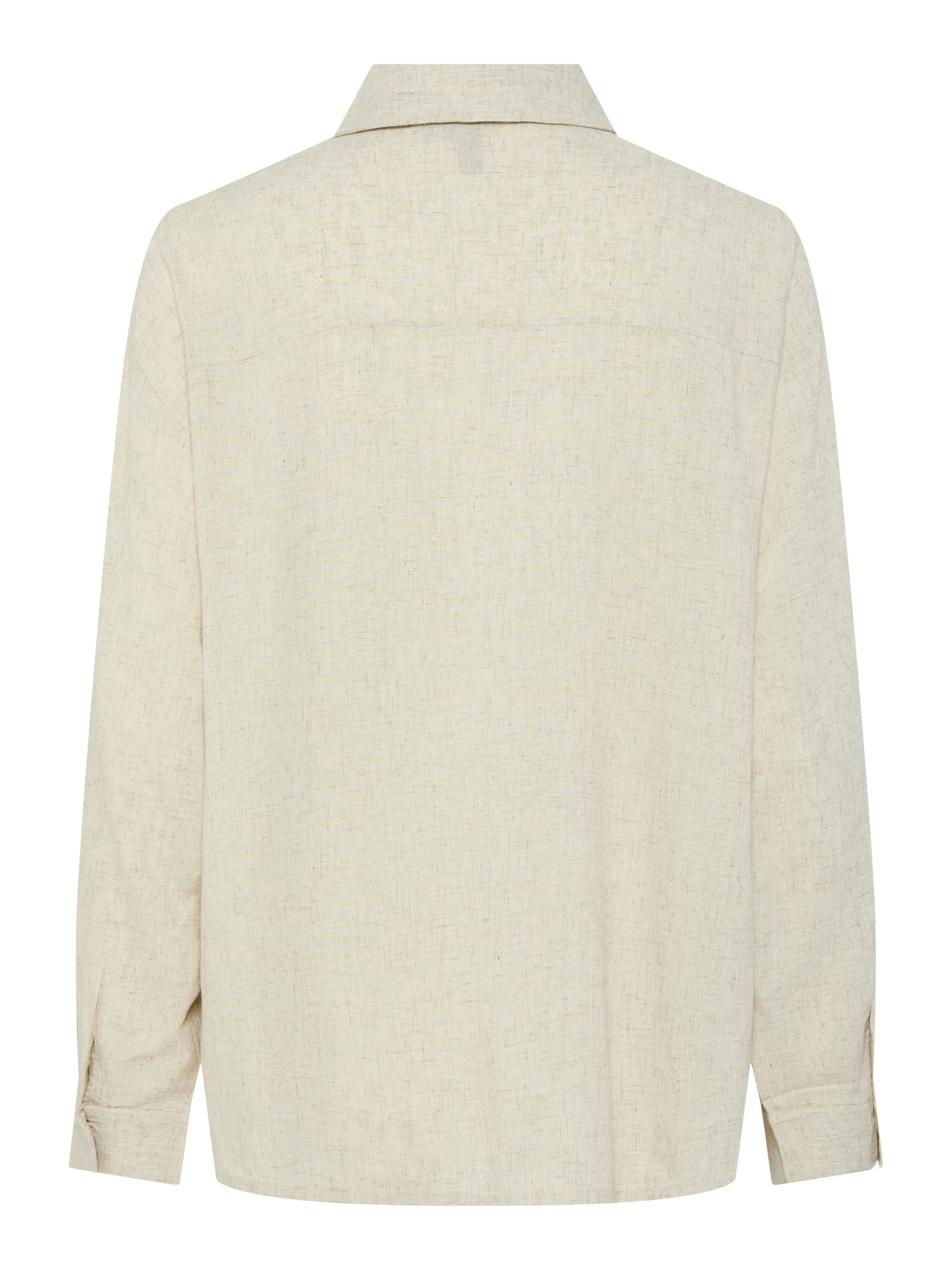 Pia loose blouse birch melange