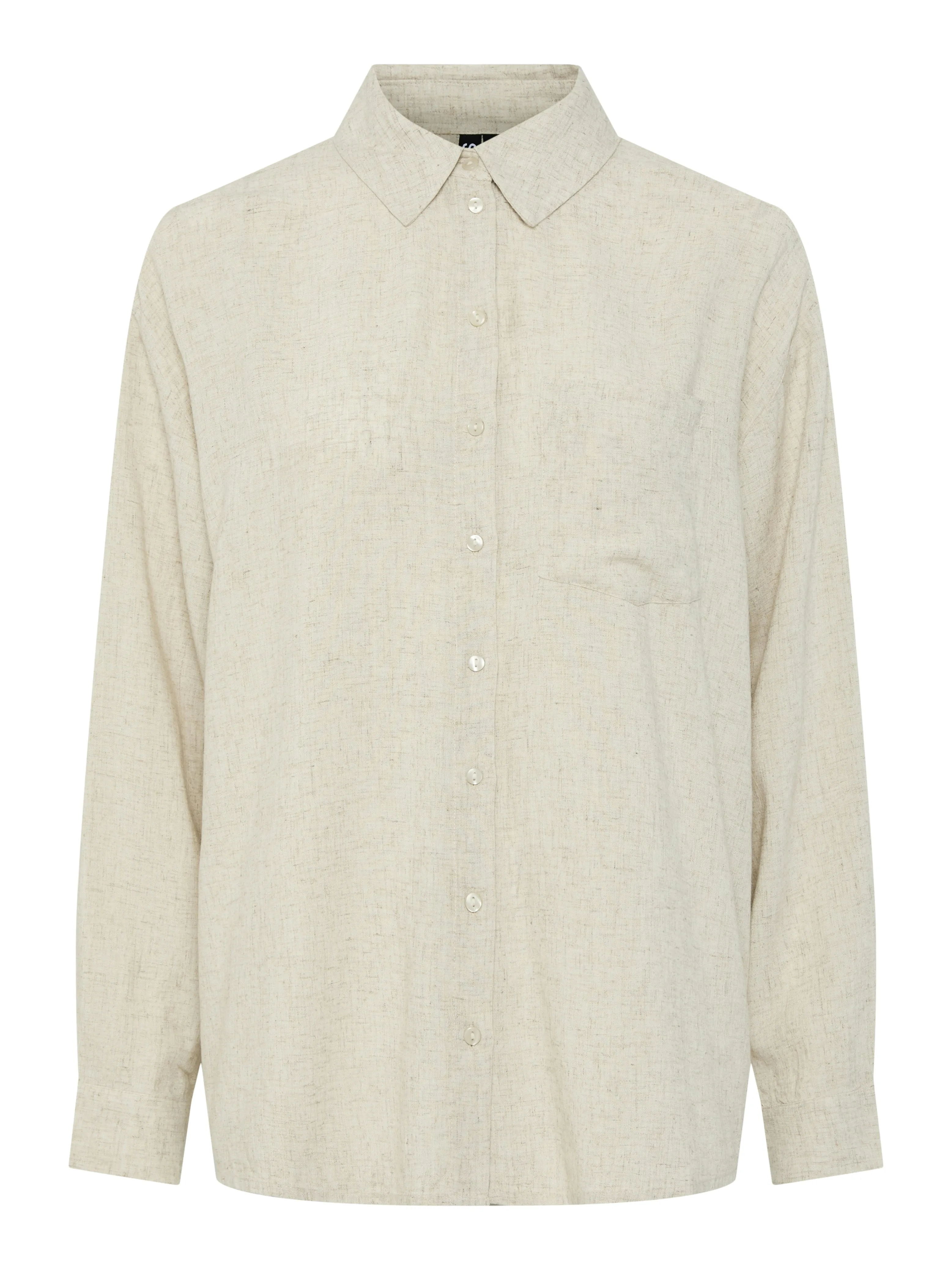 Pia loose blouse birch melange