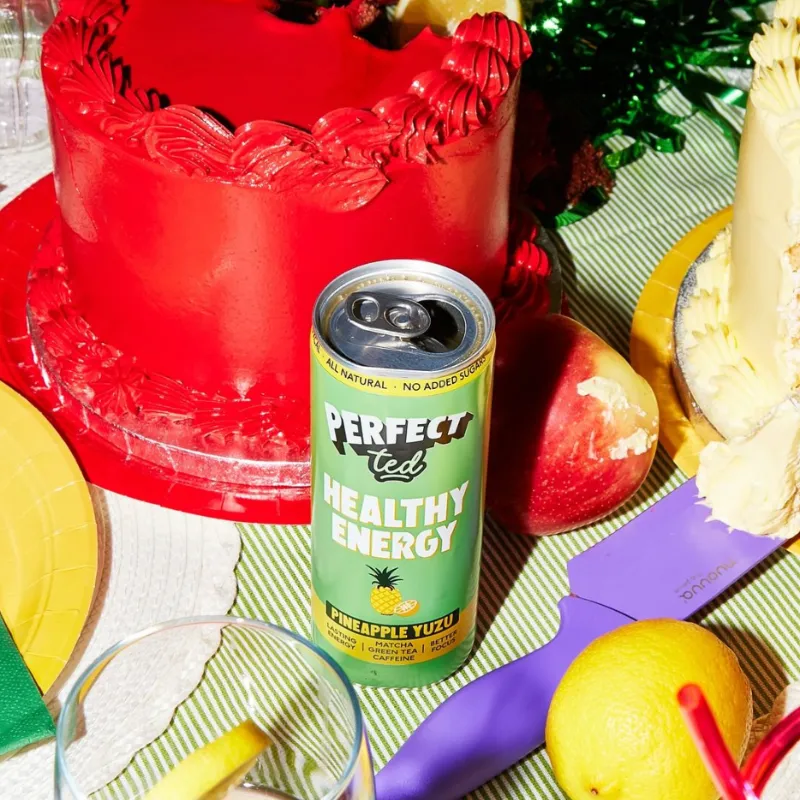 Pineapple & Yuzu Sparkling Matcha Energy 12 x 250ml