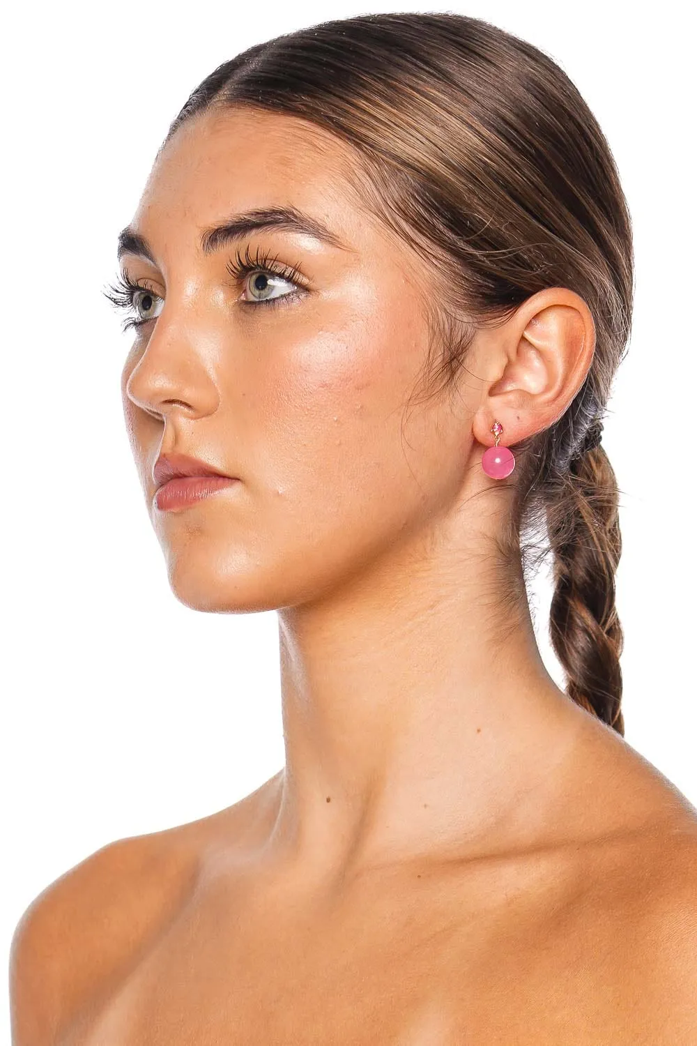 Pink Bubbles Drop Earrings
