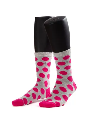 Pink Dots Design Women Socks