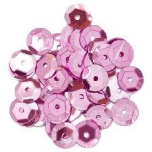 Pink Medium Cup Sequins
