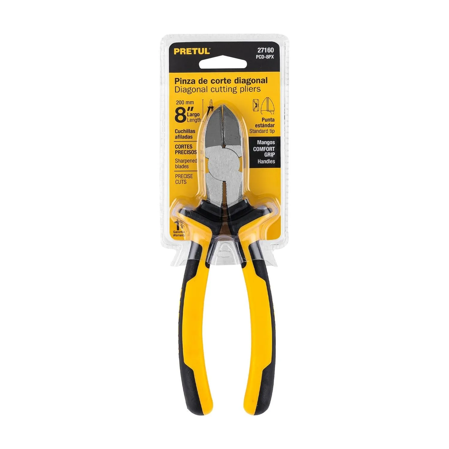 Pinza de corte diagonal 8' mango Comfort Grip, Pretul 27160