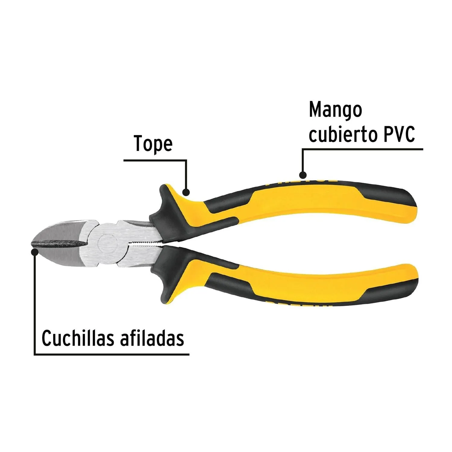 Pinza de corte diagonal 8' mango Comfort Grip, Pretul 27160