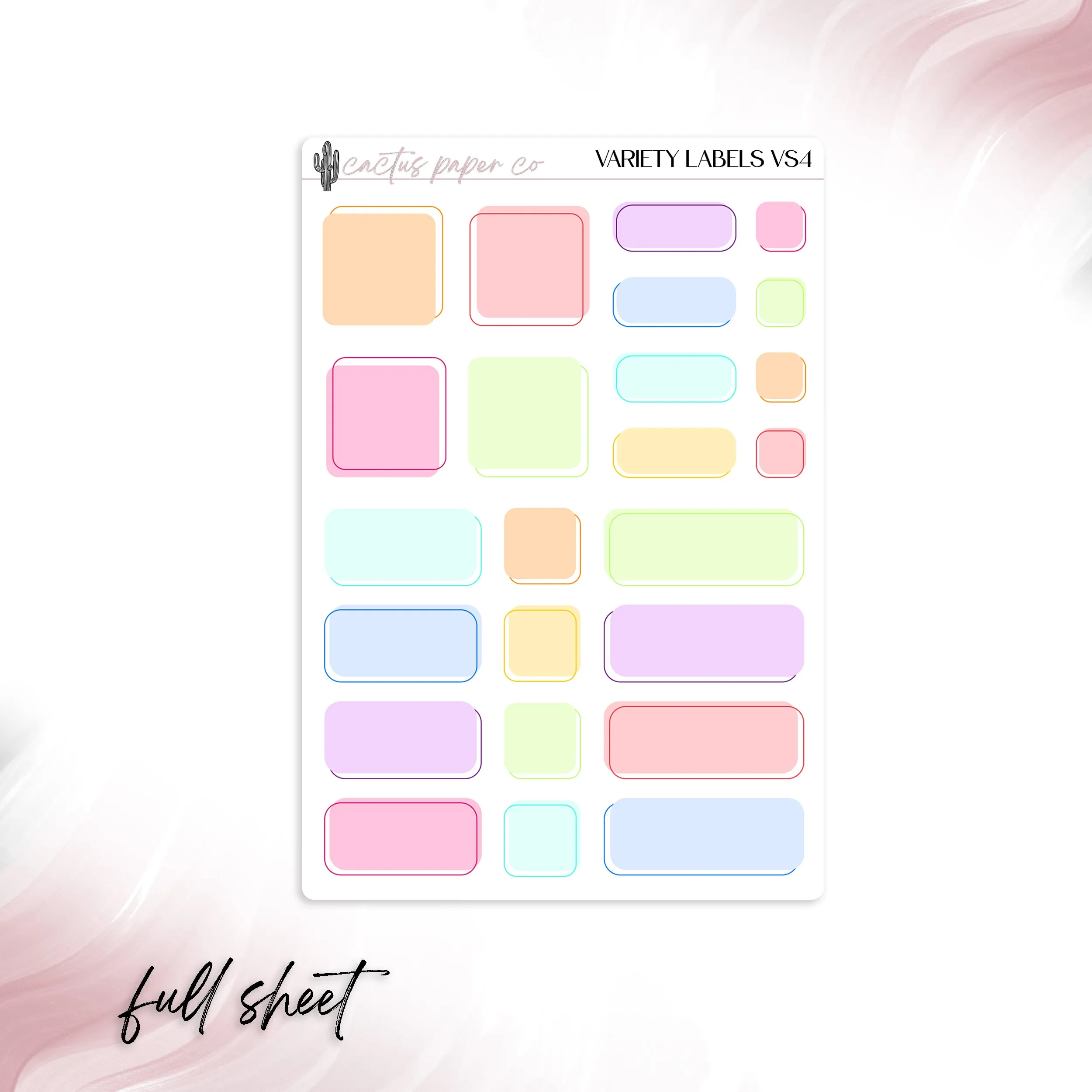PLANNER BASICS BUNDLE VS4