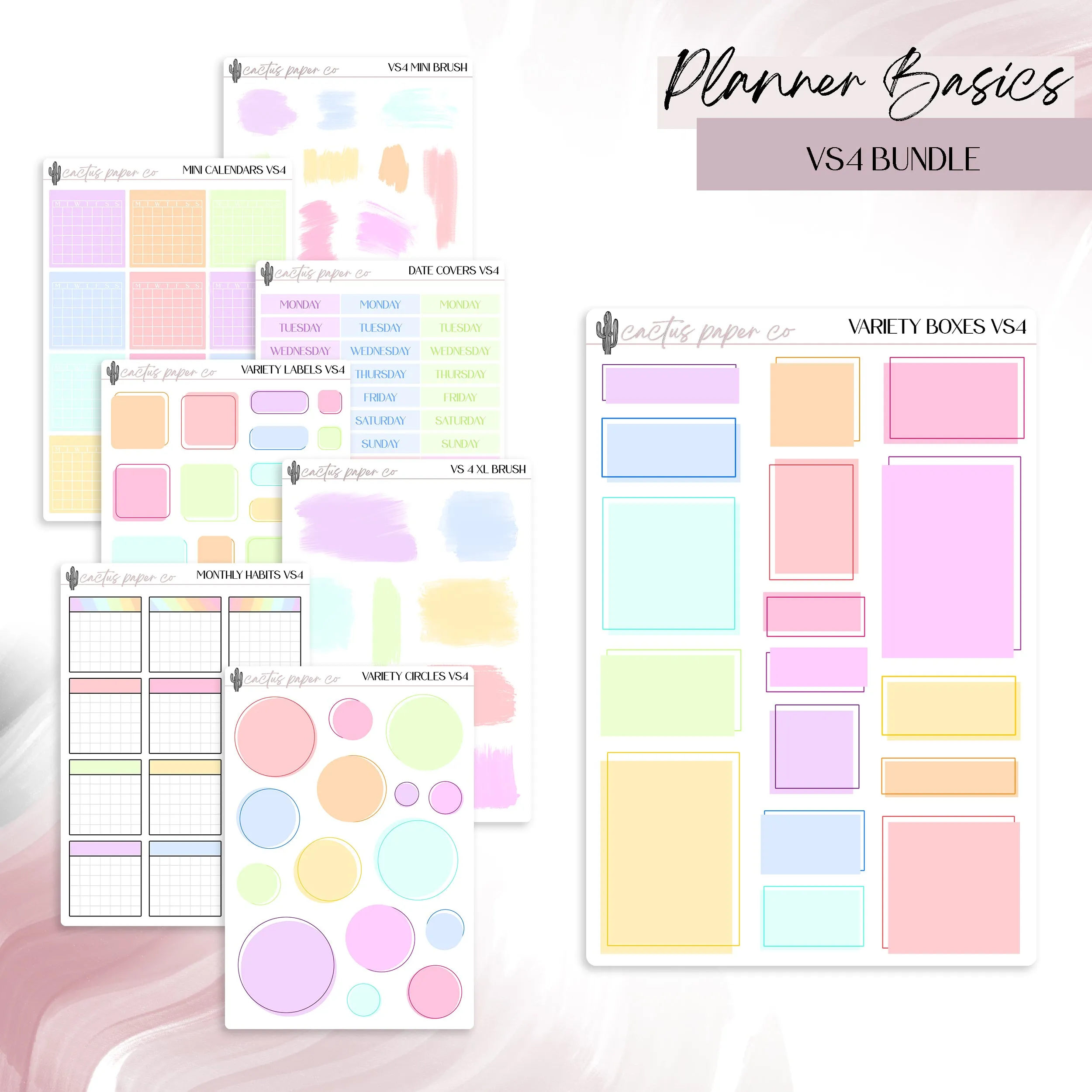 PLANNER BASICS BUNDLE VS4