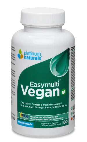 Platinum Naturals Easymulti Vegan Multivitamin (60 VCaps)