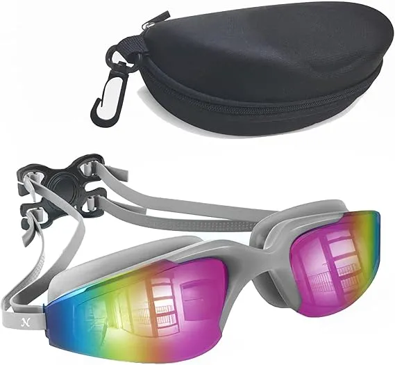 Polarized Swim Goggles Anti-fog Anti-ultraviolet Full Protection Unlight Leakage Clear Vision Mirrored Vanquisher