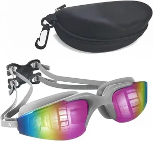 Polarized Swim Goggles Anti-fog Anti-ultraviolet Full Protection Unlight Leakage Clear Vision Mirrored Vanquisher
