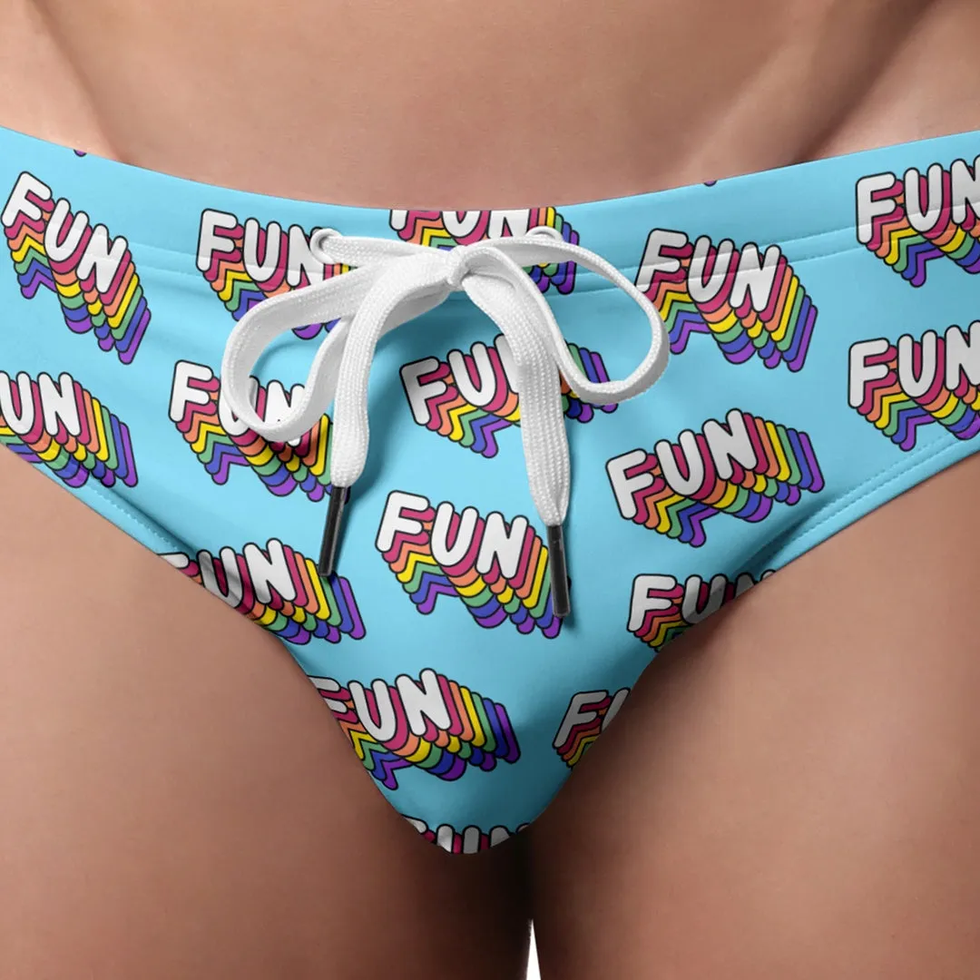 Pool Boy Fun Fun Fun Swim Brief