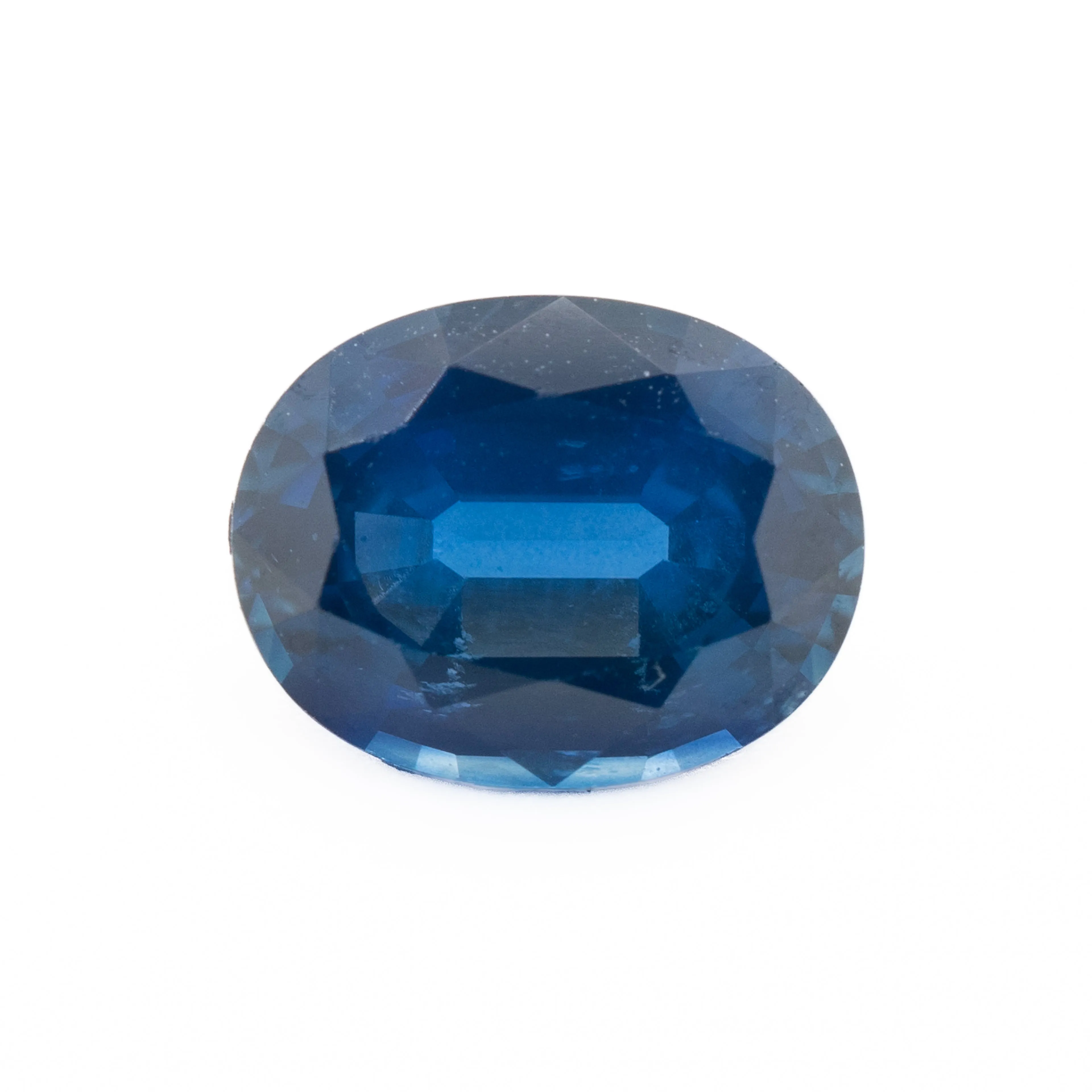 Post-Consumer Unheated Blue Sapphire Oval | 2.42ct