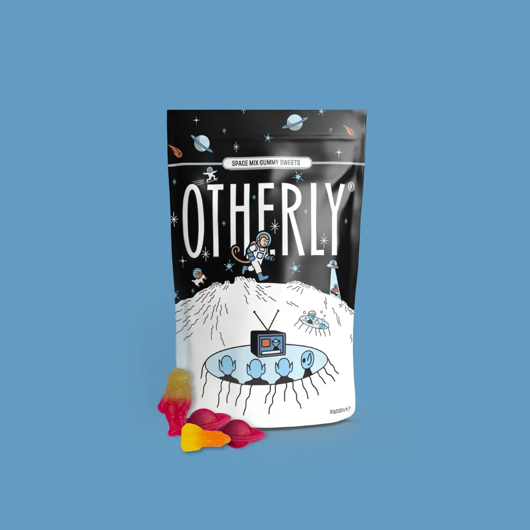 Pouches Space Mix Gummy Sweets 12 x 80g