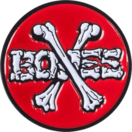 Powell Peralta Cross Bones Lapel Pin