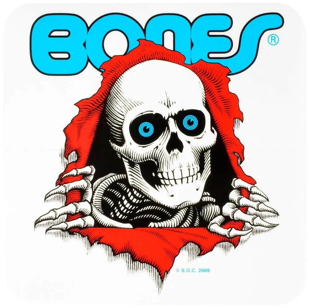 Powell Peralta Ripper Bumper Sticker - Transparent